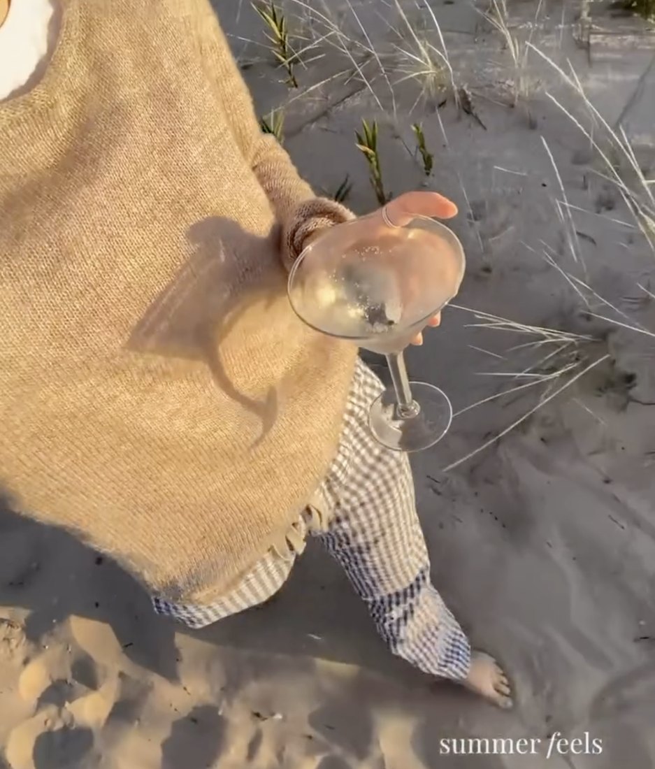 Golden hour on the sand